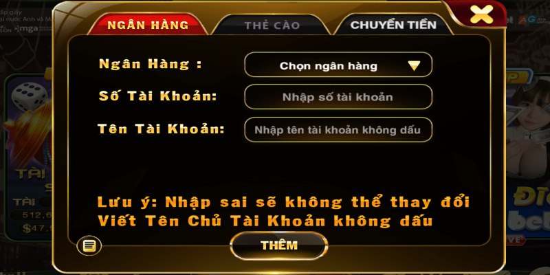Người chơi chọn kênh nhận thưởng phù hợp