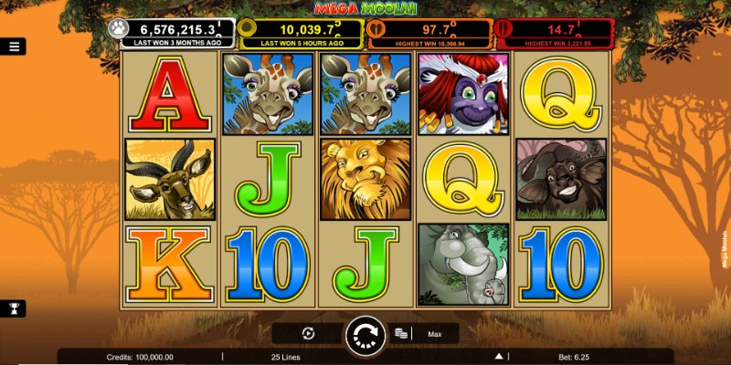 Giới thiệu về game Mega Moolah