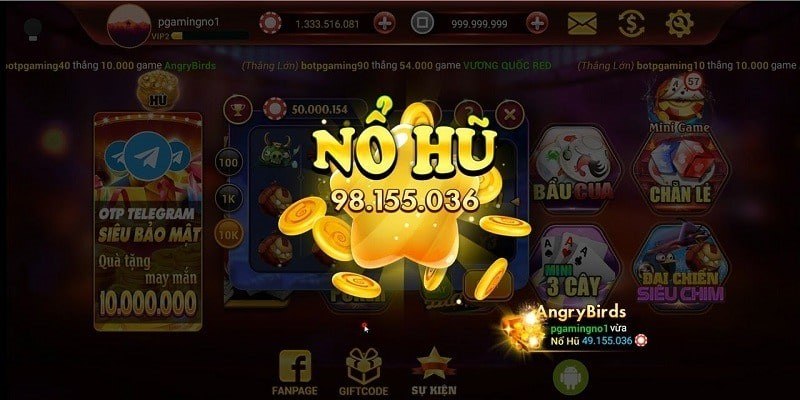 Siêu phẩm nổ hũ RTP cao